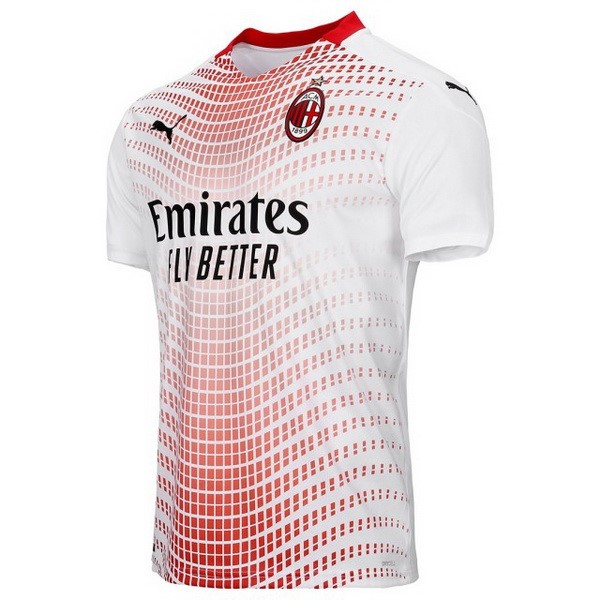 Tailandia Camiseta AC Milan 2ª Kit 2020 2021 Blanco